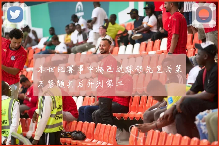 本世纪赛事中梅西进球领先皇马莱万紧随其后并列第二